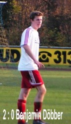 Benjamin Döbber schoss das 2:1