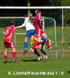 S. Linnhoff machte das 1:0 