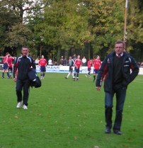 Vor der Pause war das Team von Eddy Chart und Volker Messner die eindeutig bessere Mannschaft.