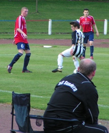 Michael Schulte (links) hätte das 1:0 machen müssen