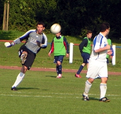 Torwart Cüneyt Tüten zeigte mit einigen starken Paraden sein wahres Gesicht.