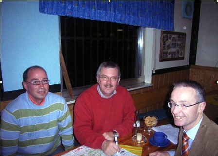 von Links Dr. Norbert Lepper, Oskar Burkert und Herr Hegemann